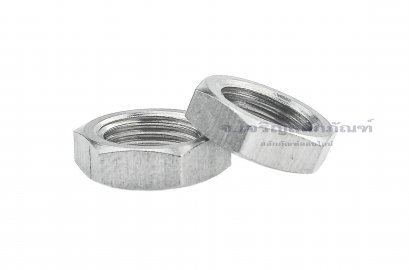 หัวน็อตสแตนเลสเกลียวปะปา 1/8&quot; (BSPT) รุ่นหัวบาง 3 mm