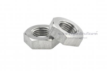 หัวน็อตสแตนเลสเกลียวปะปา 1/8&quot; (BSP/PT) รุ่นหัวบาง 5 mm