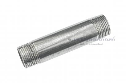 ข้อต่อตรงเกลียวนอกสแตนเลส แบบยาวพิเศษ (เกลียวนอก x เกลียวนอก) ขนาด 3/4&quot;x3/4&quot; ยาว 4 นิ้ว (99.85 mm)