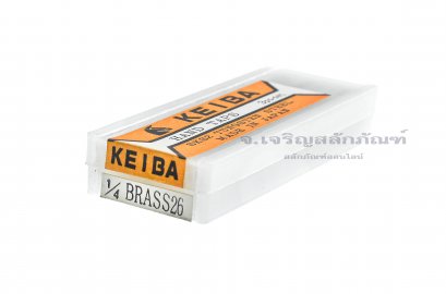 ดอกต๊าปเกลียว 3 ตัวชุด KEIBA 1/4 เกลียว 26 (BRASS)