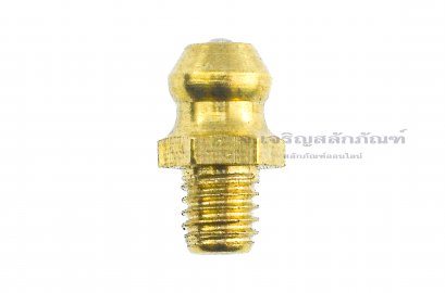 หัวอัดจารบีทองเหลืองแบบตรง ขนาด M5x0.8