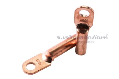 [E] หางปลาทองแดง DT-25 เกรดมาตรฐาน รูใส่สายไฟกว้าง 8 mm ยาว 29.7 mm รูยึด 8.4 mm