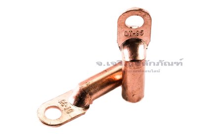 [E] หางปลาทองแดง DT-95 เกรดมาตรฐาน รูใส่สายไฟกว้าง 14 mm ยาว 38.5 mm รูยึด 12.7 mm
