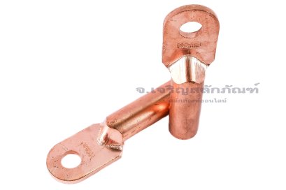 [E] หางปลาทองแดง DT-150 เกรดหนาพิเศษ รูใส่สายไฟกว้าง 17.4 mm ยาว 54 mm รูยึด 14.4 mm