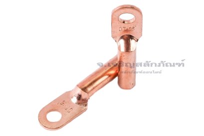[E] หางปลาทองแดง DT-16 เกรดหนาพิเศษ รูใส่สายไฟกว้าง 6.7 mm ยาว 31.2 mm รูยึด 8.4 mm