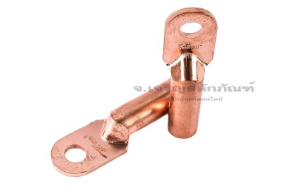 [E] หางปลาทองแดง DT-185 เกรดหนาพิเศษ รูใส่สายไฟกว้าง 18.9 mm ยาว 55 mm รูยึด 16.4 mm