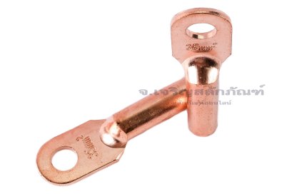 [E] หางปลาทองแดง DT-35 เกรดหนาพิเศษ รูใส่สายไฟกว้าง 8.9 mm ยาว 32.5 mm รูยึด 10.4 mm
