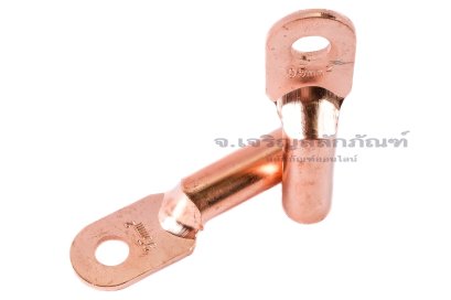 [E] หางปลาทองแดง DT-95 เกรดหนาพิเศษ รูใส่สายไฟกว้าง 13.9 mm ยาว 44.5 mm รูยึด 12.5 mm