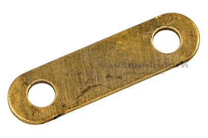 [E] บัสบาร์ ทองเหลือง 50x1.5x12 ขนาดรู 6 mm ระยะรู 35 mm