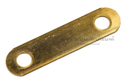 [E] บัสบาร์ ทองเหลือง 55x1.5x12 ขนาดรู 6 mm ระยะรู 40 mm