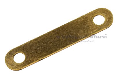 [E] บัสบาร์ ทองเหลือง 65x1.5x12 ขนาดรู 6 mm ระยะรู 50 mm