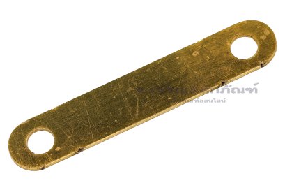 [E] บัสบาร์ ทองเหลือง 70x1.5x12 ขนาดรู 6 mm ระยะรู 55 mm