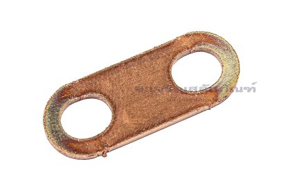 [E] บัสบาร์ ทองแดง 24x1.5x9 ขนาดรู 5x6 mm ระยะรู 14 mm