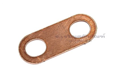 [E] บัสบาร์ ทองแดง 24x1x9 ขนาดรู 5x6 mm ระยะรู 14 mm