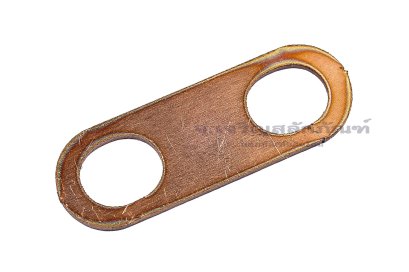 [E] บัสบาร์ ทองแดง 30x1.2x10 ขนาดรู 6.5x8 mm ระยะรู 17.5 mm