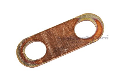 [E] บัสบาร์ ทองแดง 30x1x10 ขนาดรู 6x7 mm ระยะรู 17.5 mm