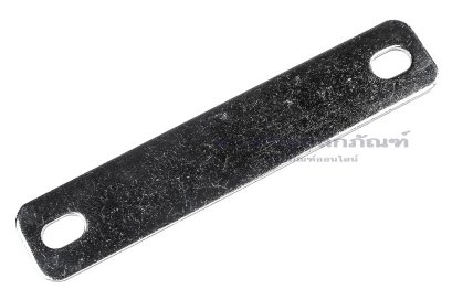 [E] บัสบาร์ ทองแดงชุบนิกเกิ้ล 103x1.5x20 ขนาดรู 6.5x10 mm ระยะรู 85 mm