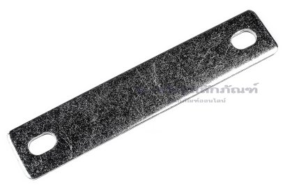 [E] บัสบาร์ ทองแดงชุบนิกเกิ้ล 103x2x20 ขนาดรู 6.5x10 mm ระยะรู 85 mm