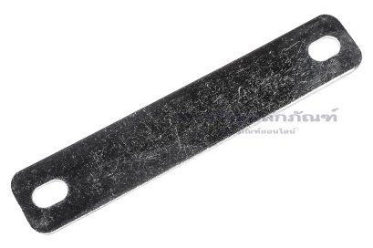 [E] บัสบาร์ ทองแดงชุบนิกเกิ้ล 108x1.5x20 ขนาดรู 6.5x10 mm ระยะรู 90 mm