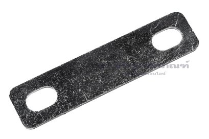 [E] บัสบาร์ ทองแดงชุบนิกเกิ้ล 63x1.2x15 ขนาดรู 6.5x10 mm ระยะรู 45 mm