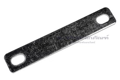 [E] บัสบาร์ ทองแดงชุบนิกเกิ้ล 86x1.5x15 ขนาดรู 6.5x10 mm ระยะรู 68 mm