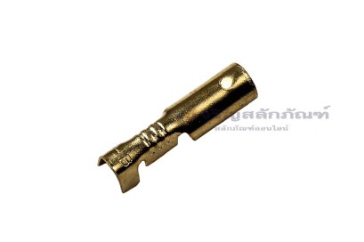 [E] หางปลาหัวกลม หัวกระสุน เปลือย ทองเหลือง ตัวเมีย 4 mm