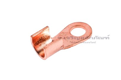 [E] หางปลาขั้วต่อแบต ทองแดง เกรดหนาพิเศษ OT-200A ความกว้างแกนล็อกสายไฟ 14.2 mm ยาว 13.8 mm รูยึด 10.3 mm