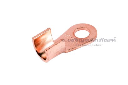 [E] หางปลาขั้วต่อแบต ทองแดง เกรดหนาพิเศษ OT-250A ความกว้างแกนล็อกสายไฟ 15.3 mm ยาว 14.6 mm รูยึด 10.6 mm