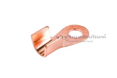 [E] หางปลาขั้วต่อแบต ทองแดง เกรดหนาพิเศษ OT-40A ความกว้างแกนล็อกสายไฟ 8.5 mm ยาว 9.2 mm รูยึด 6.2 mm