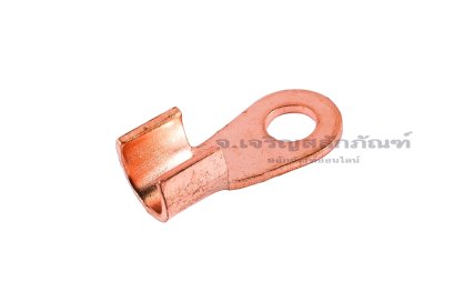 [E] หางปลาขั้วต่อแบต ทองแดง เกรดหนาพิเศษ OT-50A ความกว้างแกนล็อกสายไฟ 9.2 mm ยาว 9 mm รูยึด 6.3 mm