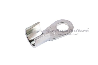 [E] หางปลาขั้วต่อแบต ทองแดงชุบดีบุก เกรดหนาพิเศษ OT-200A ความกว้างแกนล็อกสายไฟ 14 mm ยาว 14 mm รูยึด 10.2 mm