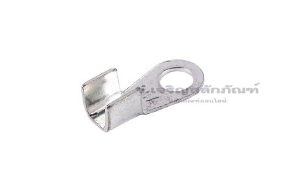 [E] หางปลาขั้วต่อแบต ทองแดงชุบดีบุก เกรดหนาพิเศษ OT-20A ความกว้างแกนล็อกสายไฟ 7.7 mm ยาว 7.5 mm รูยึด 6.2 mm