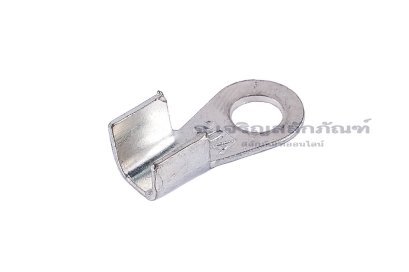 [E] หางปลาขั้วต่อแบต ทองแดงชุบดีบุก เกรดหนาพิเศษ OT-30A ความกว้างแกนล็อกสายไฟ 7.7 mm ยาว 8 mm รูยึด 6.2 mm