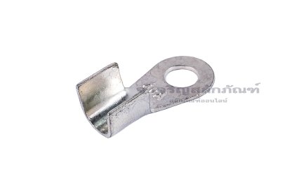 [E] หางปลาขั้วต่อแบต ทองแดงชุบดีบุก เกรดหนาพิเศษ OT-40A ความกว้างแกนล็อกสายไฟ 8.5 mm ยาว 9.1 mm รูยึด 6.2 mm