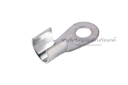 [E] หางปลาขั้วต่อแบต ทองแดงชุบดีบุก เกรดหนามาตรฐาน OT-250A ความกว้างแกนล็อกสายไฟ 14.6 mm ยาว 15.1 mm รูยึด 10.6 mm