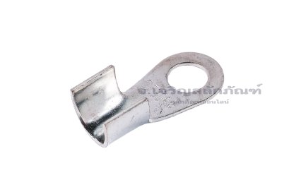 [E] หางปลาขั้วต่อแบต ทองแดงชุบดีบุก เกรดหนามาตรฐาน OT-300A ความกว้างแกนล็อกสายไฟ 16 mm ยาว 16.1 mm รูยึด 12.9 mm