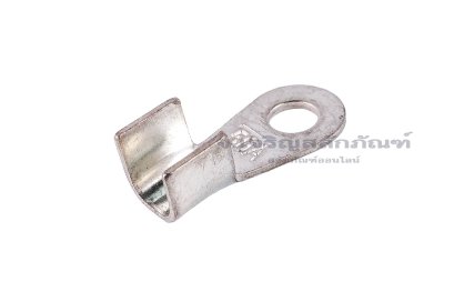 [E] หางปลาขั้วต่อแบต ทองแดงชุบดีบุก เกรดหนามาตรฐาน OT-50A ความกว้างแกนล็อกสายไฟ 9.9 mm ยาว 9.6 mm รูยึด 6.2 mm