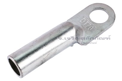 [E] หางปลาทองแดงชุบดีบุก DT-70 เกรดมาตรฐาน รูใส่สายไฟกว้าง 12 mm ยาว&nbsp;35 mm รูยึด 12.6 mm