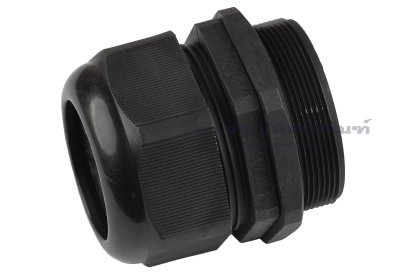 [E] เคเบิ้ลแกลนด์ Cable Gland พลาสติกไนล่อนกันน้ำ สีดำ M71x2.00 รูล็อกสายไฟ 53 mm