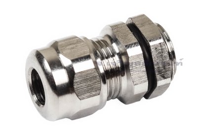 [E] เคเบิ้ลแกลนด์ Cable Gland สแตนเลส 304 กันน้ำ M12x1.50(3-6.5) รูล็อกสายไฟ 6.9 mm