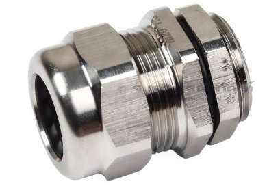 [E] เคเบิ้ลแกลนด์ Cable Gland สแตนเลส 304 กันน้ำ M20x1.50(10-14) รูล็อกสายไฟ 14.9 mm