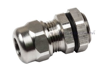 [E] เคเบิ้ลแกลนด์ Cable Gland สแตนเลส 304 กันน้ำ PG7(3-6.5) รูล็อกสายไฟ 6.9 mm