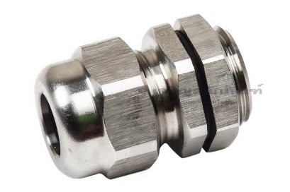 [E] เคเบิ้ลแกลนด์ Cable Gland สแตนเลส 304 กันน้ำ PG9(4-8) รูล็อกสายไฟ 8.8 mm