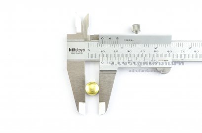 ตาน้ำทองเหลือง-ฝาอุดปิด ตราหัวสิงห์ ขนาด 10x7.1