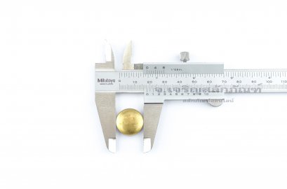 ตาน้ำทองเหลือง-ฝาอุดปิด ตราหัวสิงห์ ขนาด 18x6.9