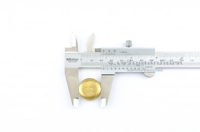 ตาน้ำทองเหลือง-ฝาอุดปิด ตราหัวสิงห์ ขนาด 22x9.8