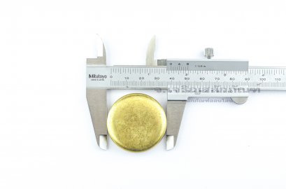 ตาน้ำทองเหลือง-ฝาอุดปิด ตราหัวสิงห์ ขนาด 39x9.7