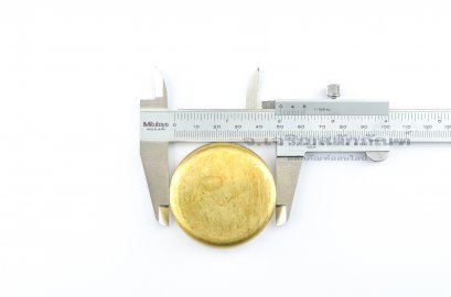 ตาน้ำทองเหลือง-ฝาอุดปิด ตราหัวสิงห์ ขนาด 50x11.3