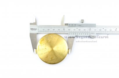 ตาน้ำทองเหลือง-ฝาอุดปิด ตราหัวสิงห์ ขนาด 60x9.0