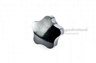 มือหมุนดอกไม้ ตัวเมีย (Star Grip Knob) เกลียวในขนาด M6 ความโตหัว 31 mm